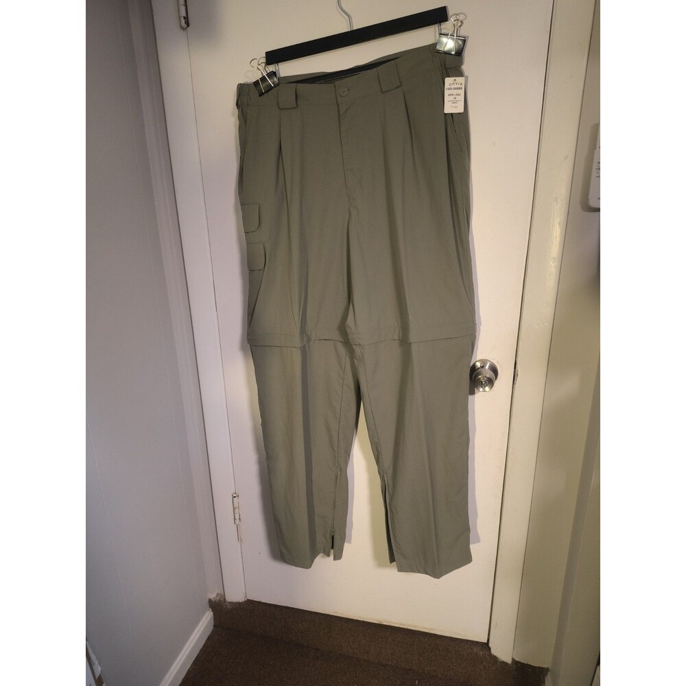 ORVIS Convertible Cargo Pants Nylon Camping Trekking Mens Size 38 x 32 New Tags